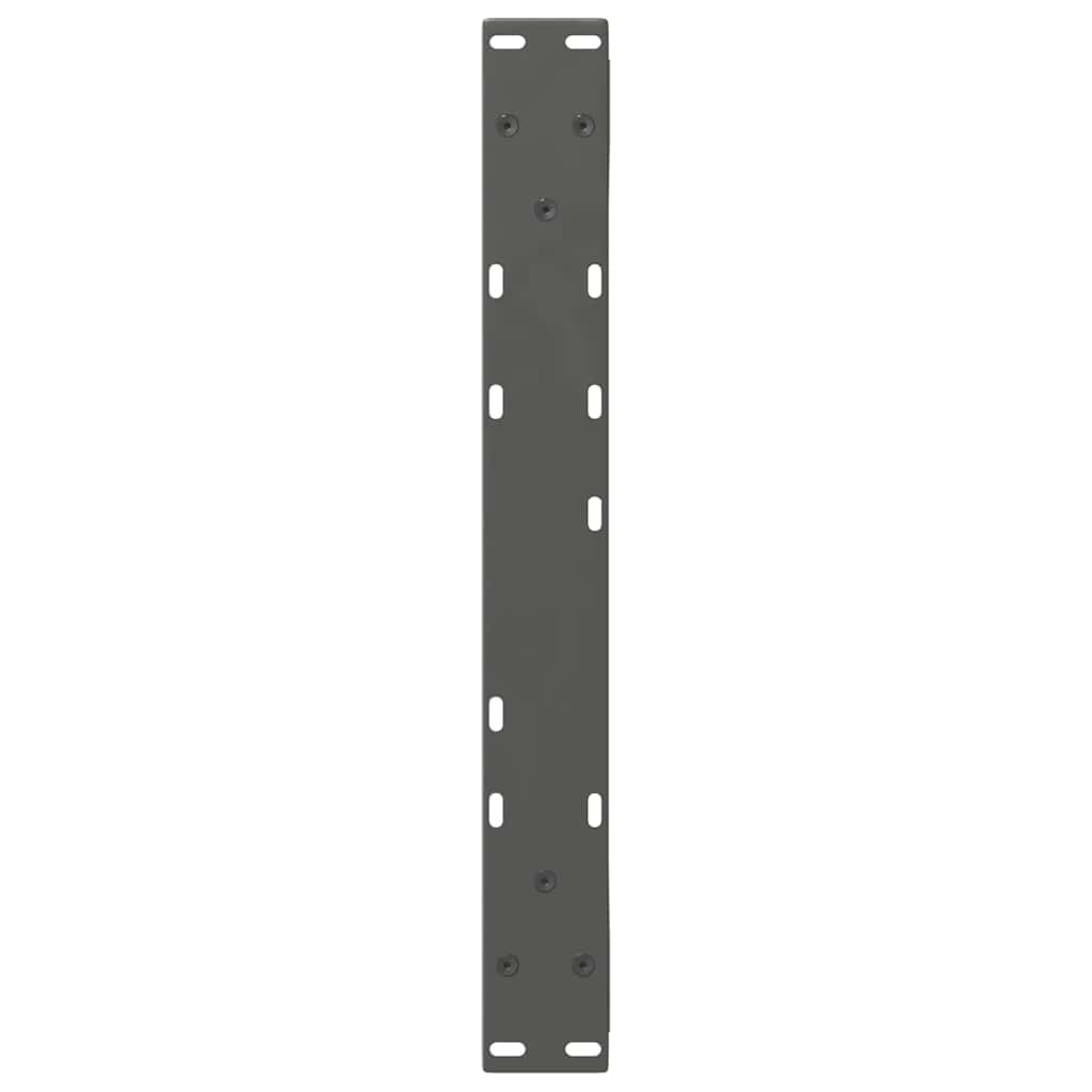 Kavos staliuko kojos, 2 vnt., antracito spalvos, 50x(42-43,3) cm, plienas