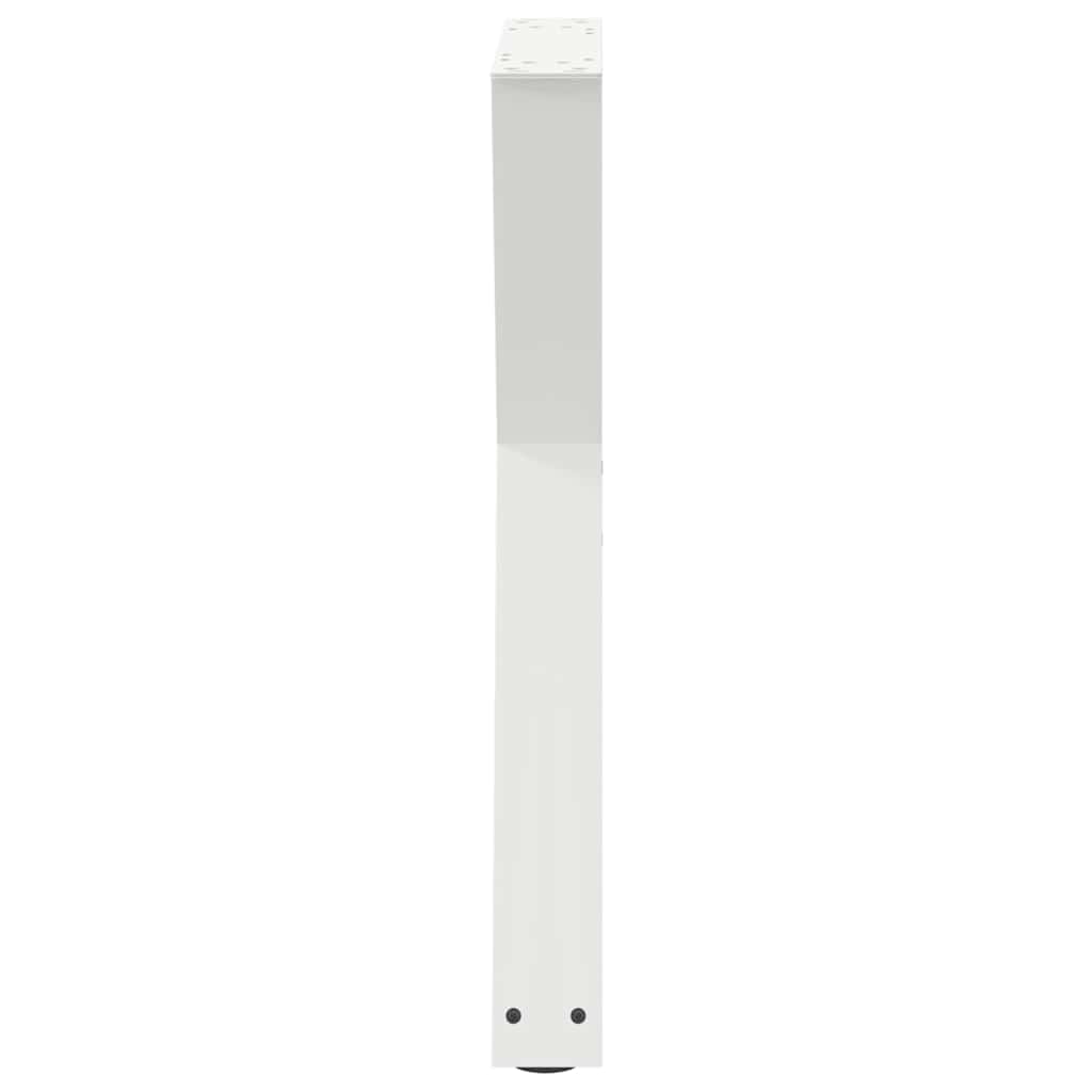 Valgomojo stalo kojos, 2 vnt., baltos, 50x(72-73,3) cm, plienas