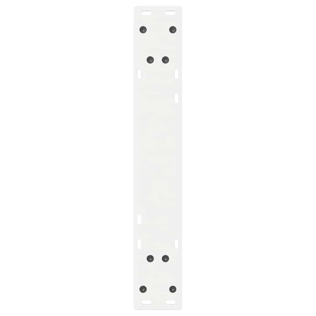 Valgomojo stalo kojos, 2 vnt., baltos, 50x(72-73,3) cm, plienas