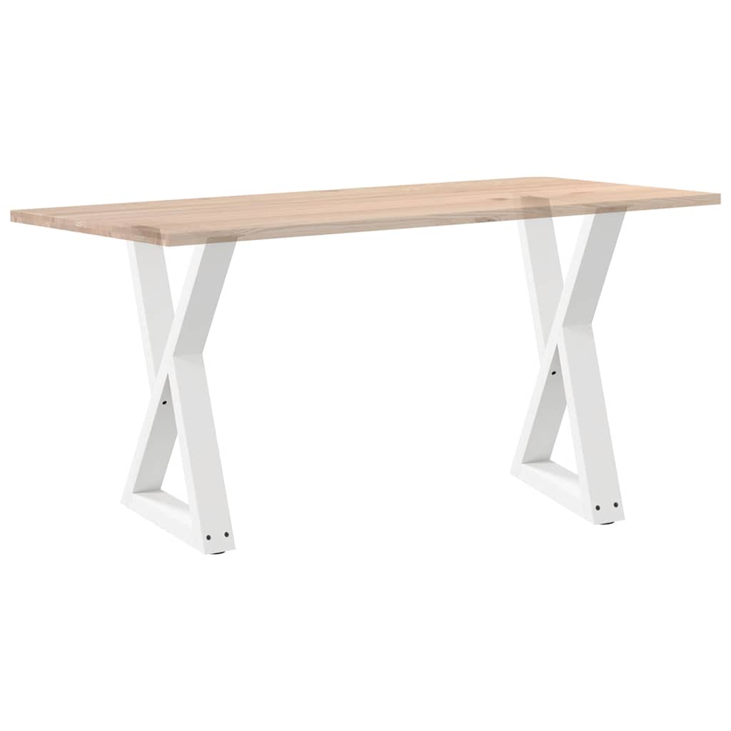 Valgomojo stalo kojos, 2 vnt., baltos, 50x(72-73,3) cm, plienas