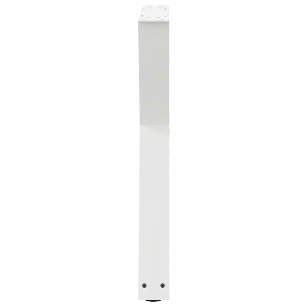 Valgomojo stalo kojos, 2 vnt., baltos, 60x(72-73,3) cm, plienas