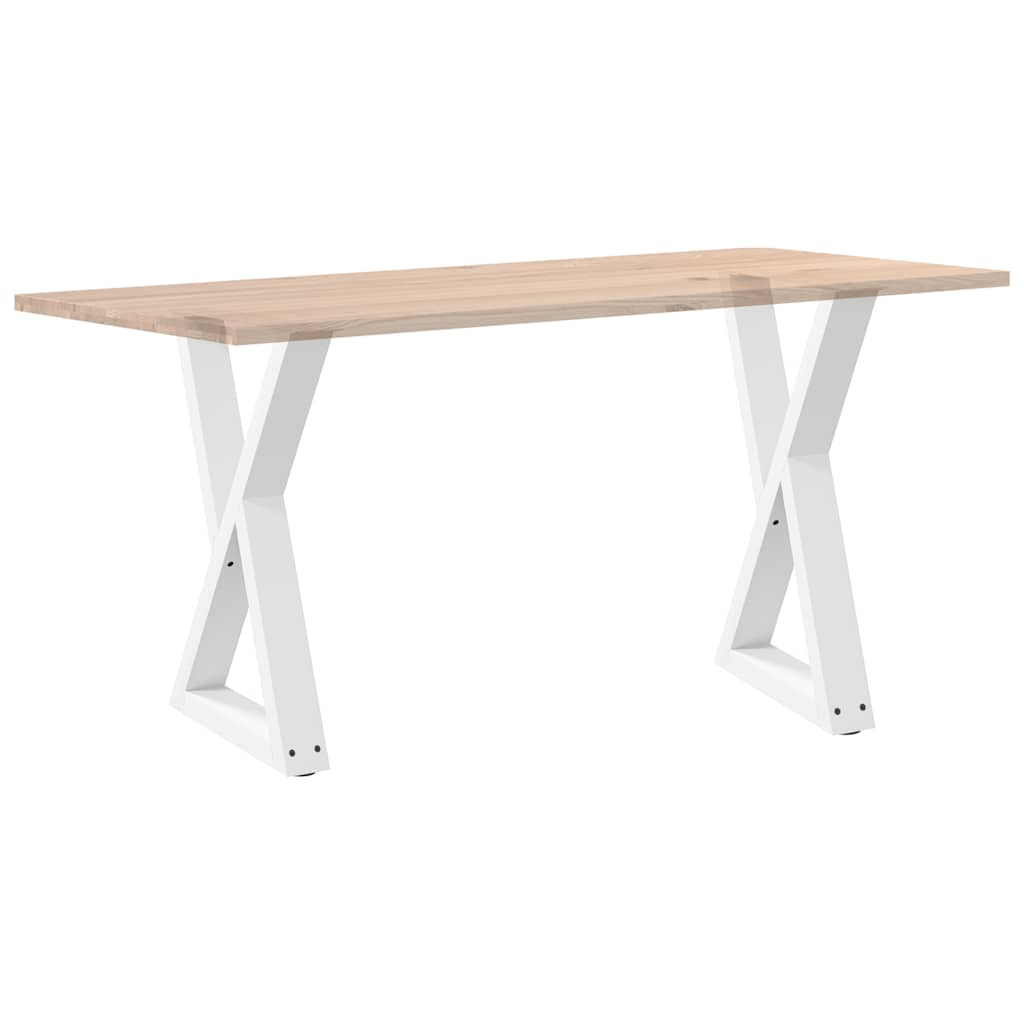 Valgomojo stalo kojos, 2 vnt., baltos, 60x(72-73,3) cm, plienas