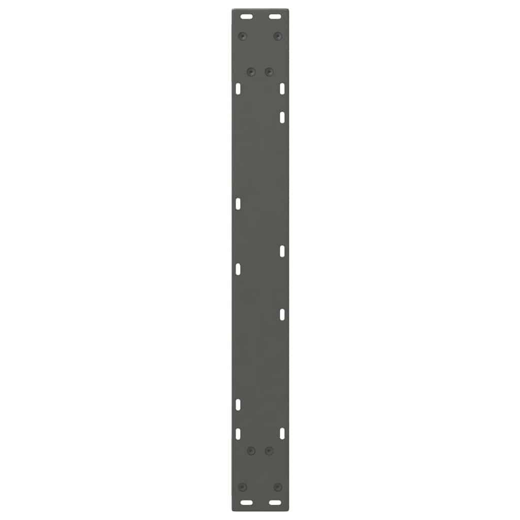 Valgomojo stalo kojos, 2 vnt., antracito spalvos, 70x(72-73,3) cm, plienas