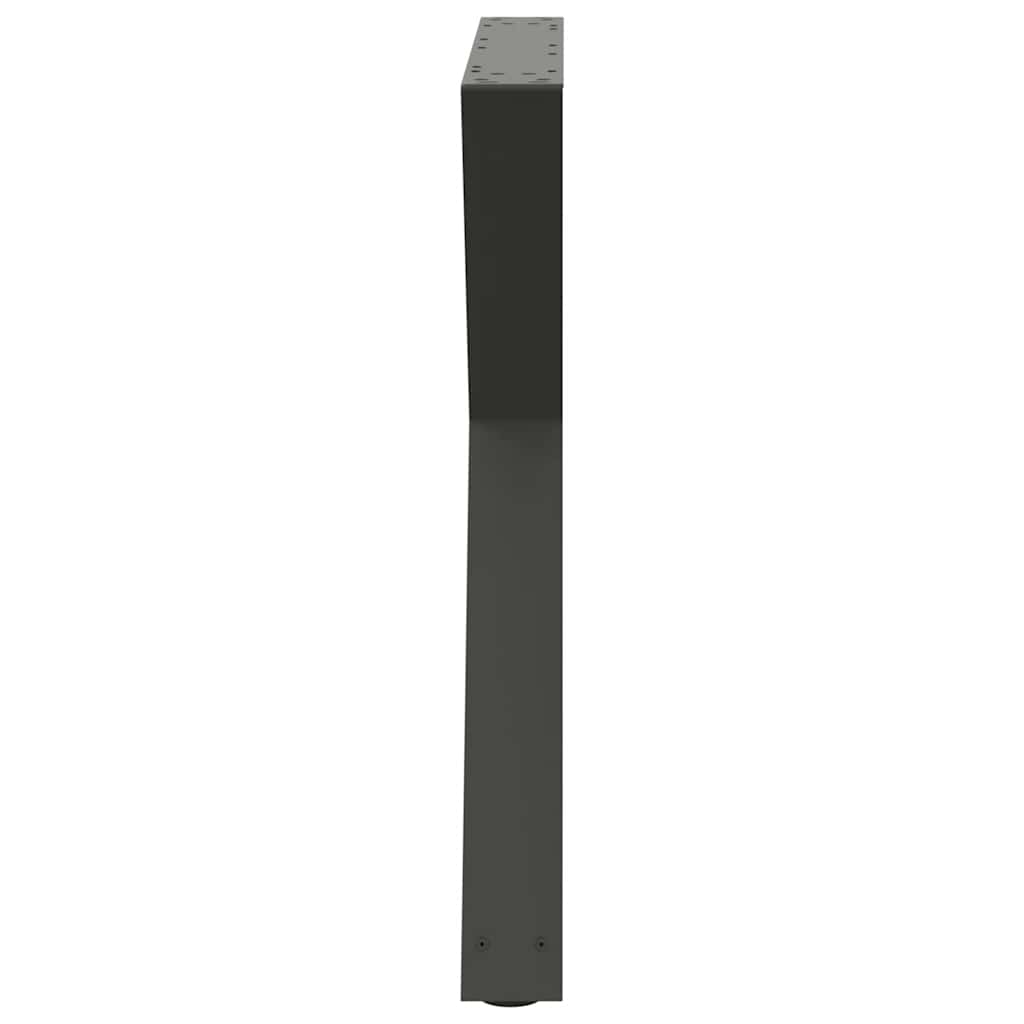 Valgomojo stalo kojos, 2 vnt., antracito spalvos, 80x(72-73,3) cm, plienas