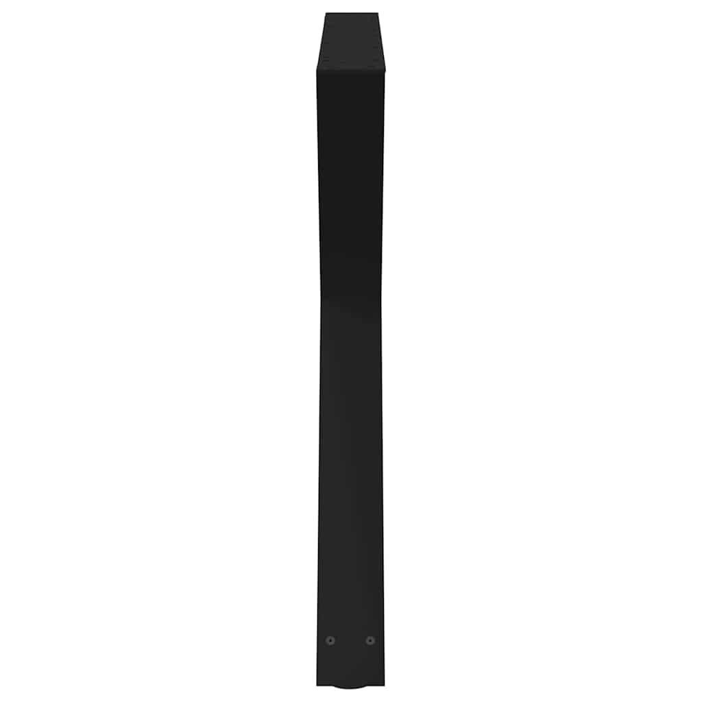 Valgomojo stalo kojos, 2 vnt., juodos, 90x(72-73,3) cm, plienas