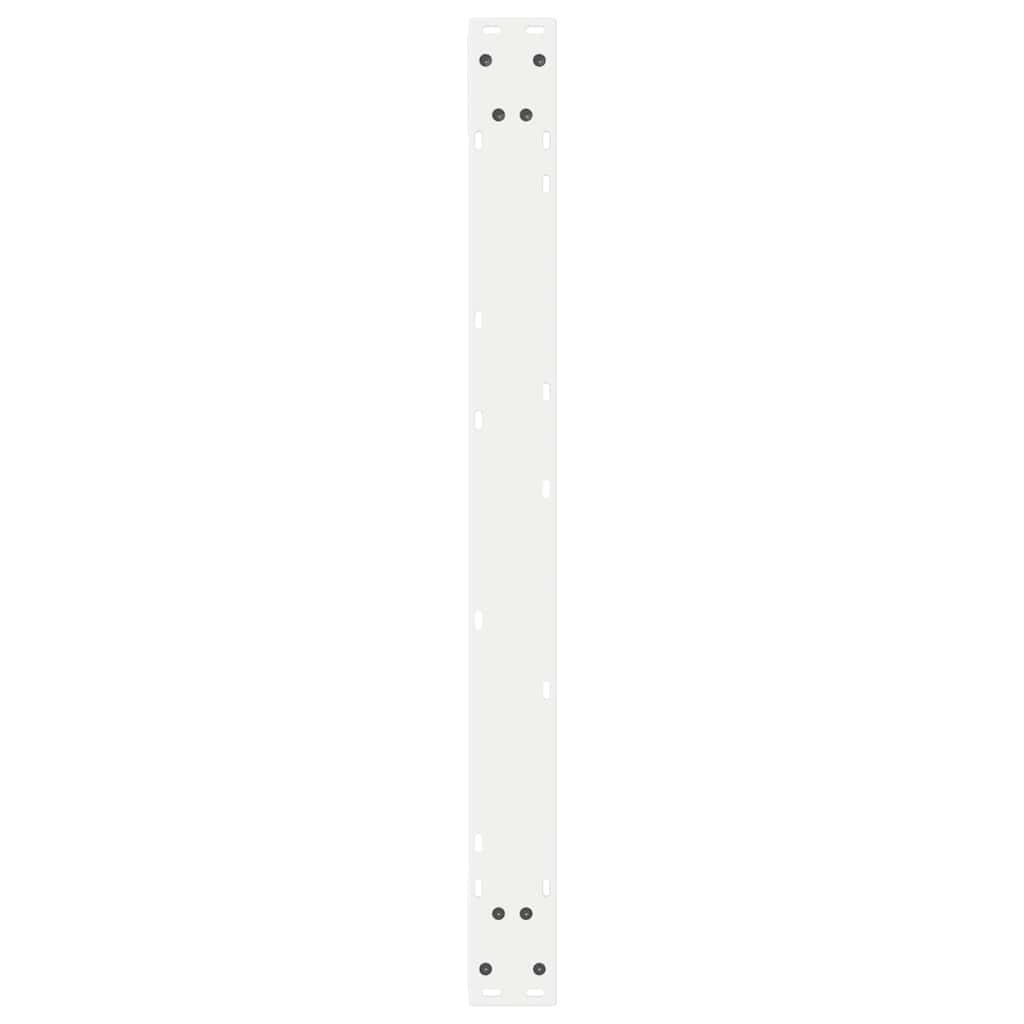 Valgomojo stalo kojos, 2 vnt., baltos, 90x(72-73,3) cm, plienas