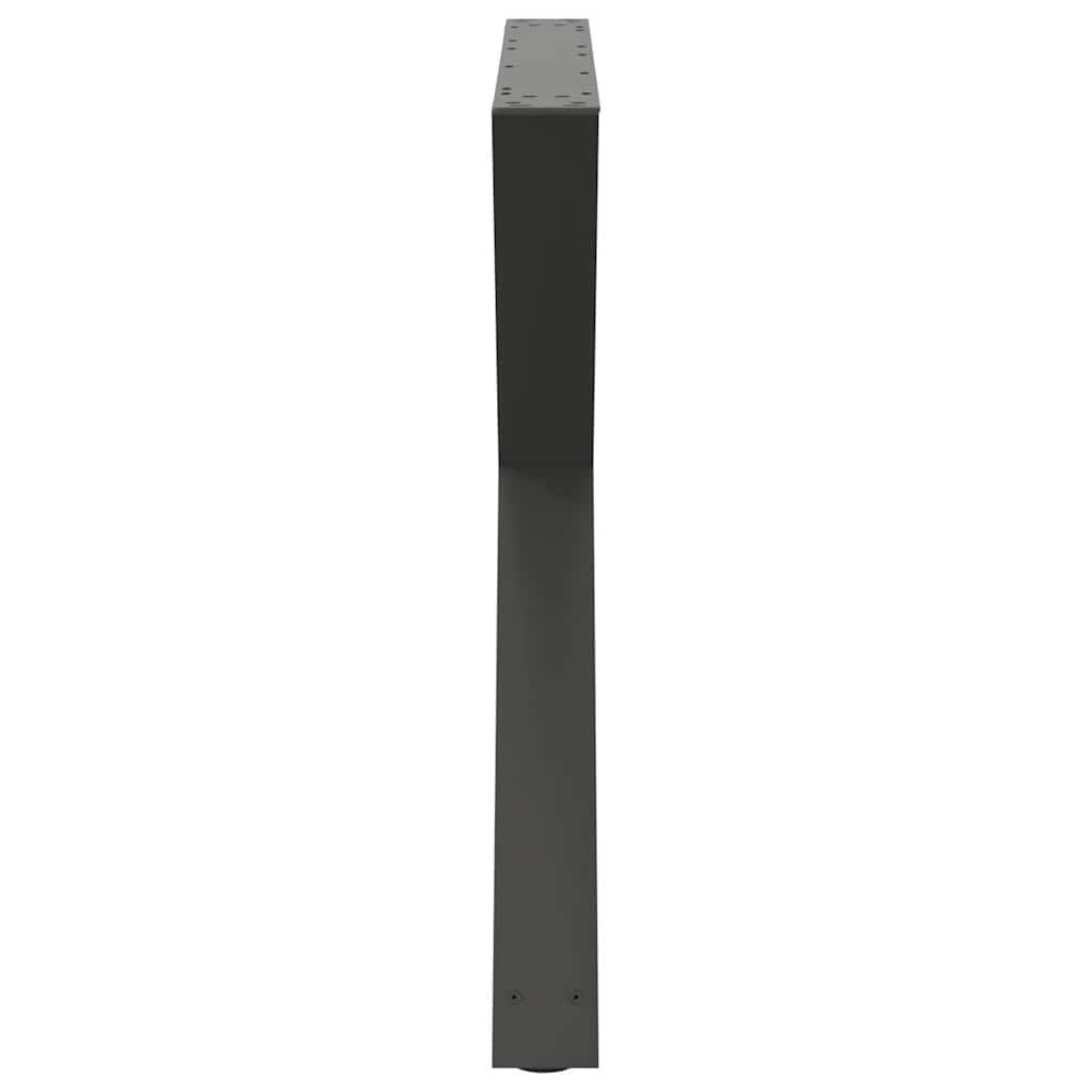 Valgomojo stalo kojos, 2 vnt., antracito spalvos, 90x(72-73,3) cm, plienas