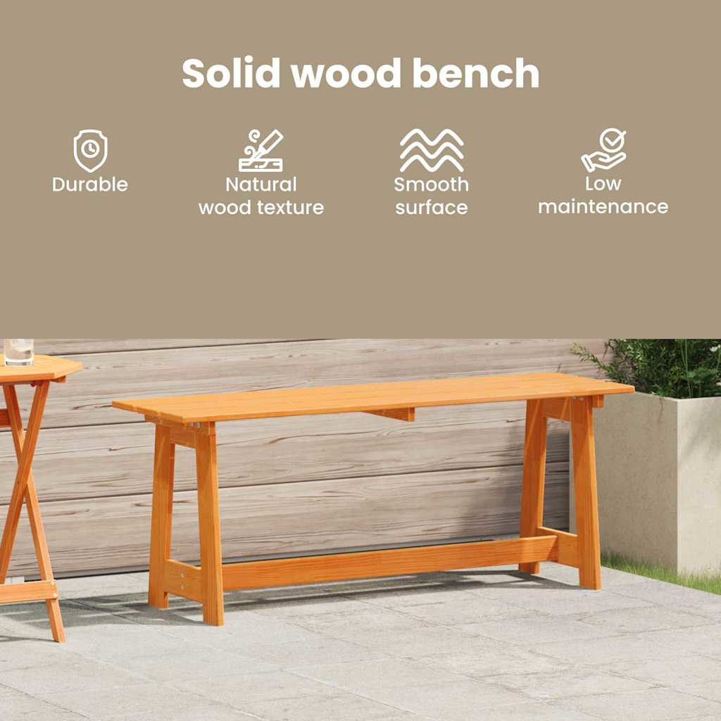 Āra sols Akācija 119x35x47 cm Ciets priedes koks