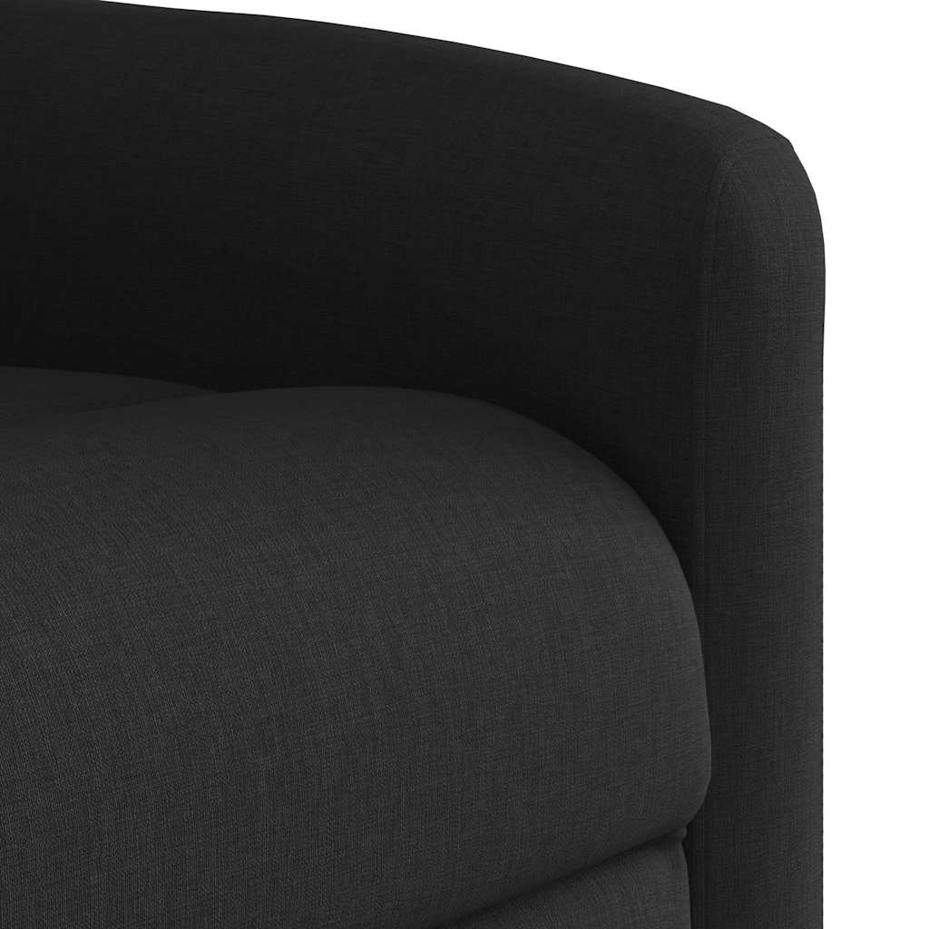 Electric recliner, black, fabric