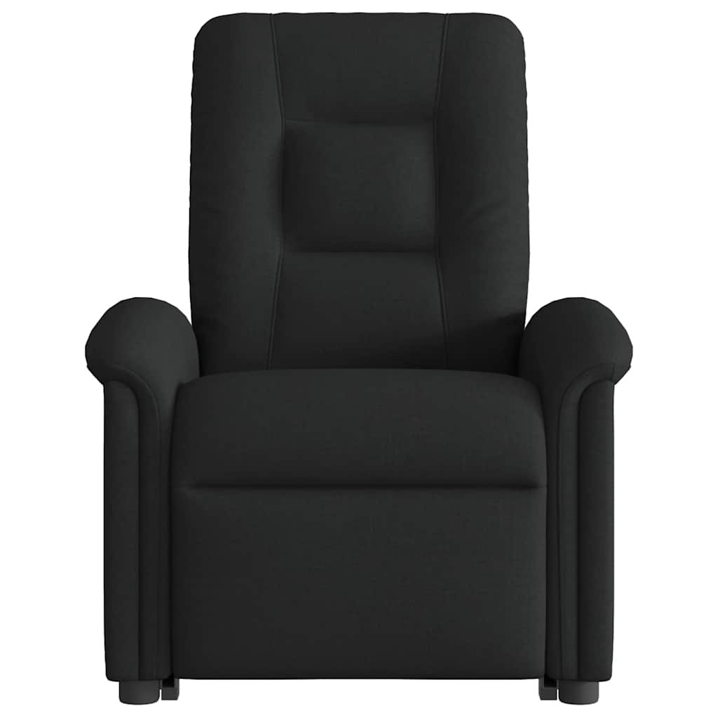 Electric Reclining Standing Chair, Black, Fabric