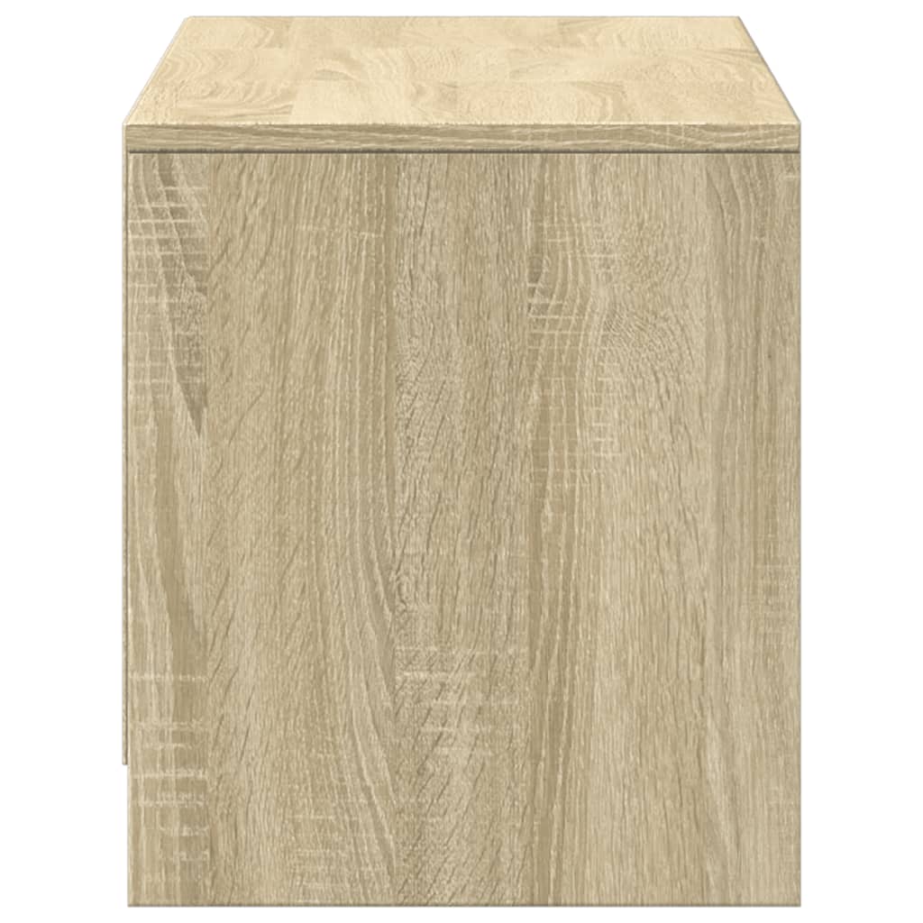 Televizoriaus spintelė su LED, ąžuolo, 97x34x40cm, mediena