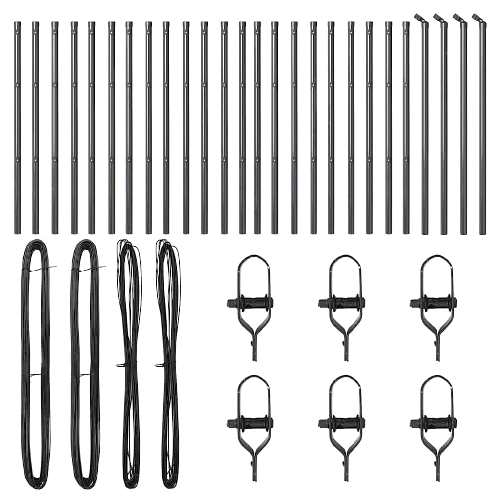 Žoga stabs 26 gab. Pelēks 3,2 x 3,2 x 100 cm Tērauds