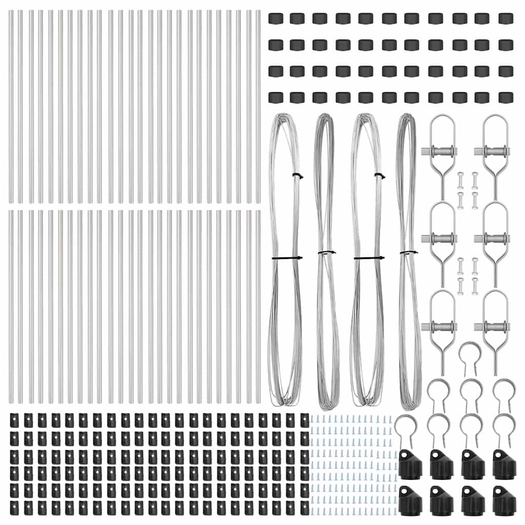 Žogu stabs 52 gab. Sudrabs 3.2 x 3.2 x 100 cm Tērauds