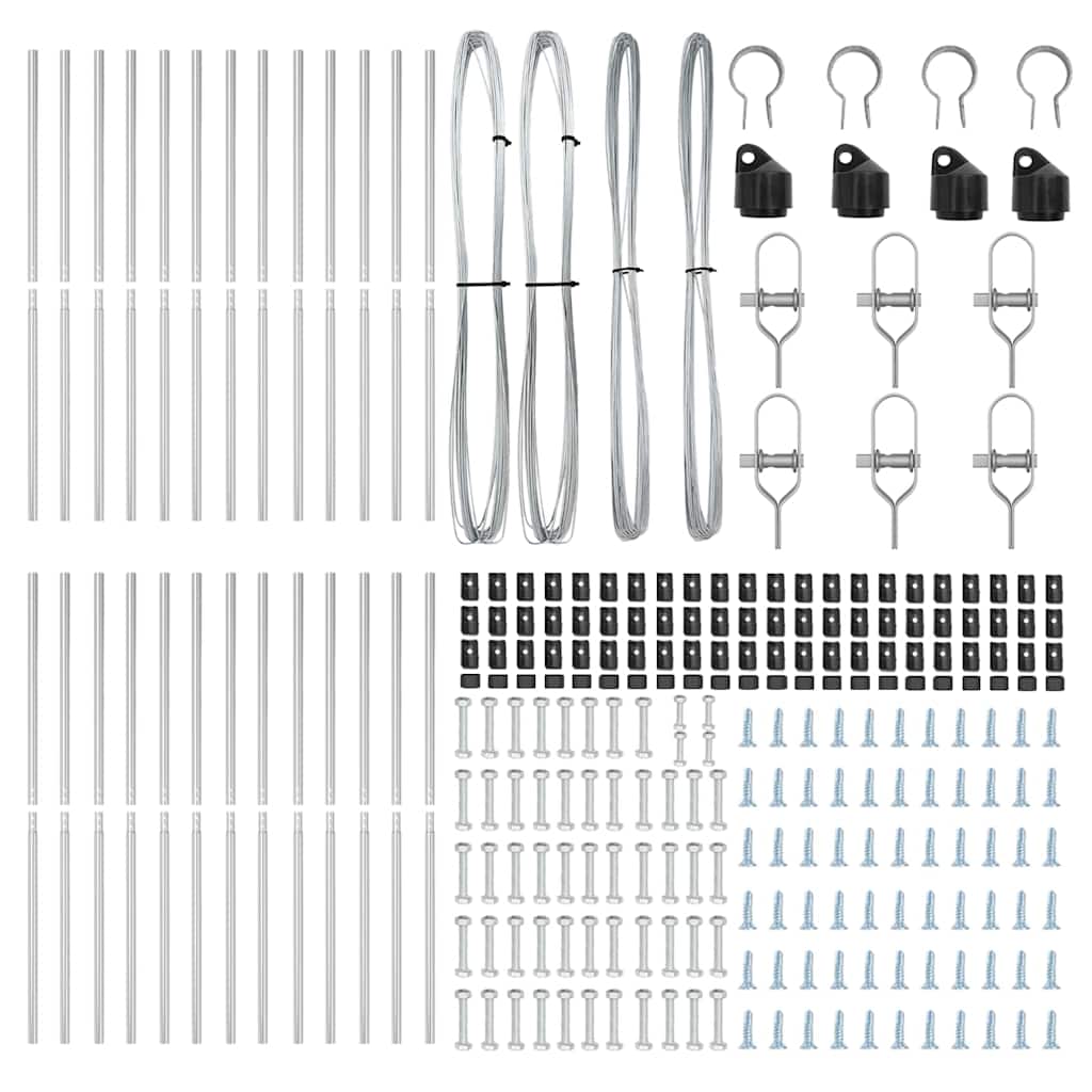 Žoga stabs 26 gab Sudrabs 3.2 x 3.2 x 150 cm Tērauds