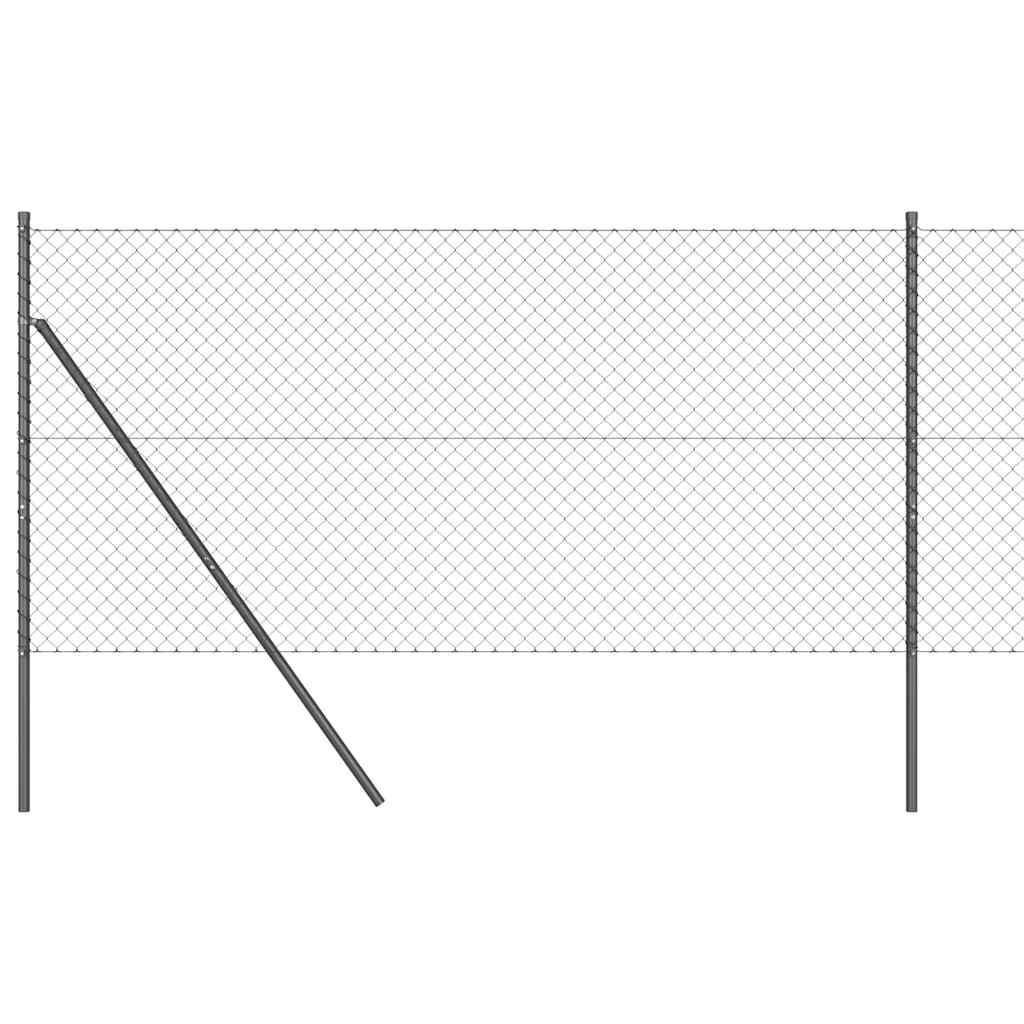 Žoga stabs, pelēks, 10 x 1,2 m (40 x 40 mm acs)