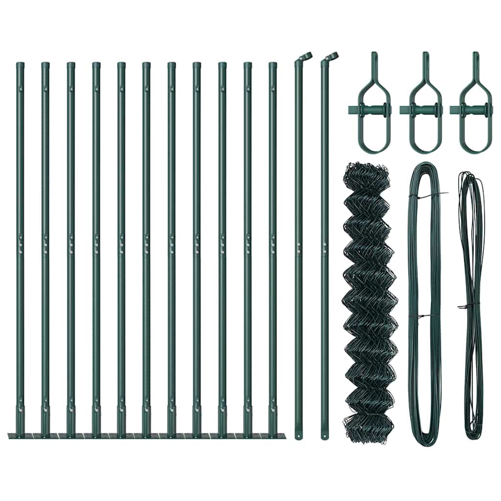Tvorelės stulpas Žalia 0,8 x 25 m (60 x 60 mm tinklas) Plienas