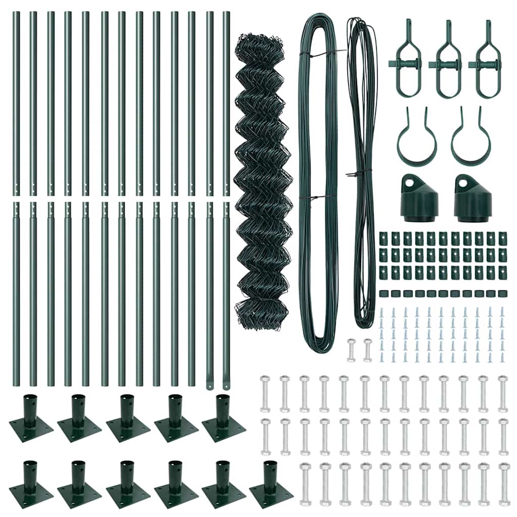 Tvorelės stulpas Žalia 0,8 x 25 m (60 x 60 mm tinklas) Plienas