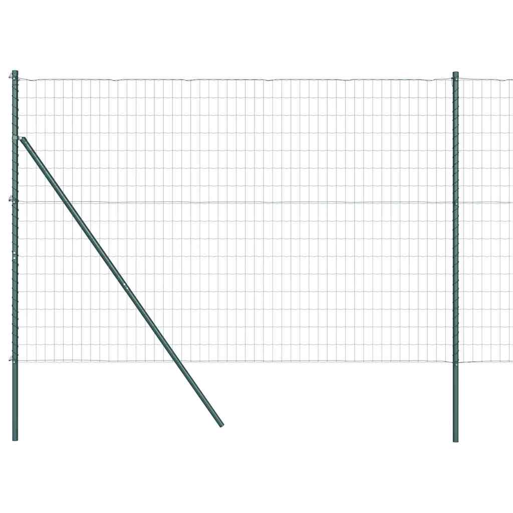 Tvora su stulpais Žalia 1.5 x 10 m Plienas