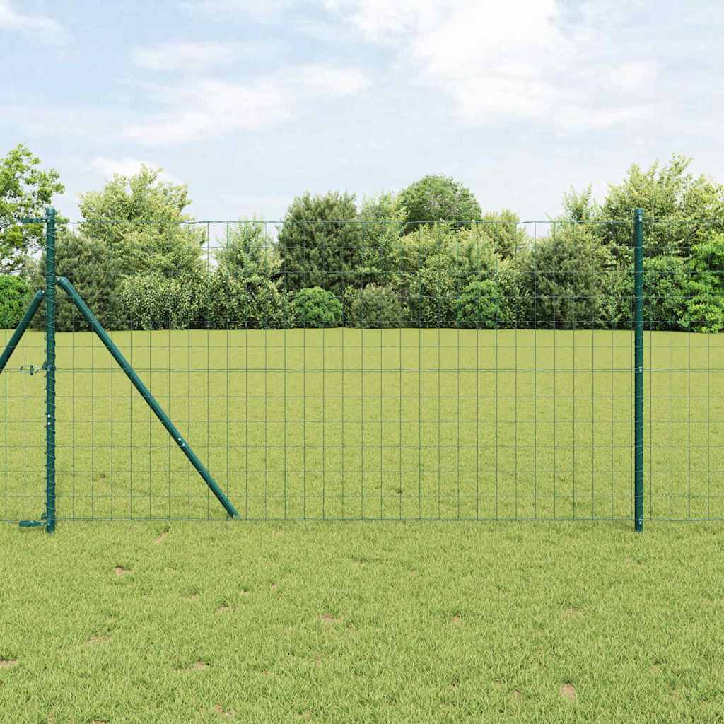 Tvora su stulpais Žalia 1 x 10 m Plienas