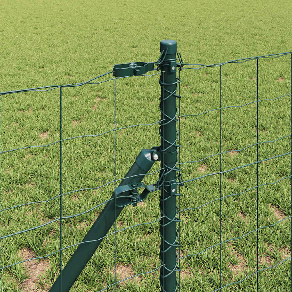 Tvora su stulpais Žalia 0.6 x 10 m Plienas