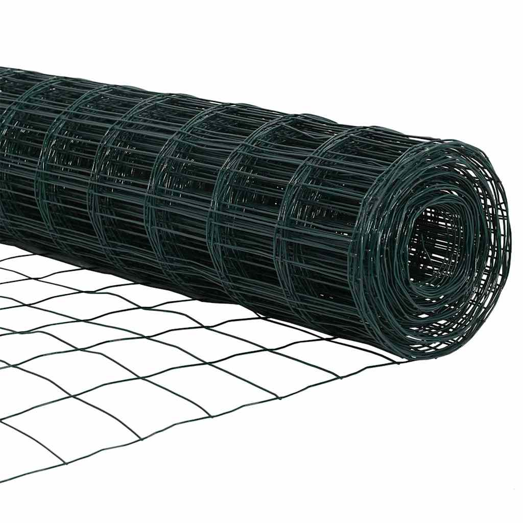 Žogs ar stabiem Zaļš 1 x 25 m Tērauds
