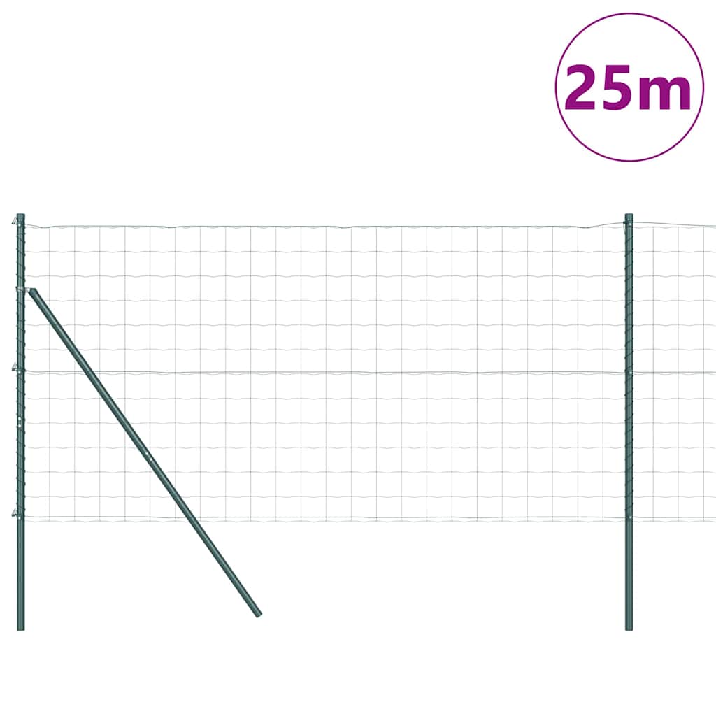 Tvora su stulpais Žalia 1 x 25 m Plienas