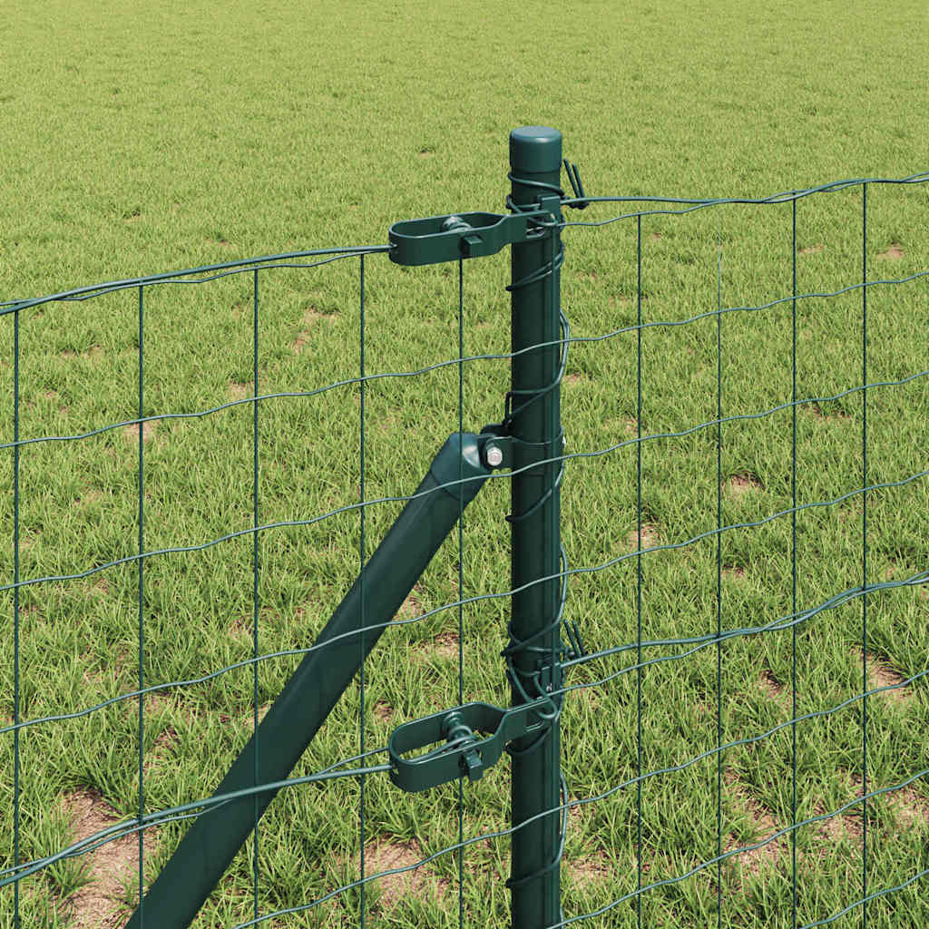 Žogs ar stabiem Zaļš 0.8 x 10 m Tērauds