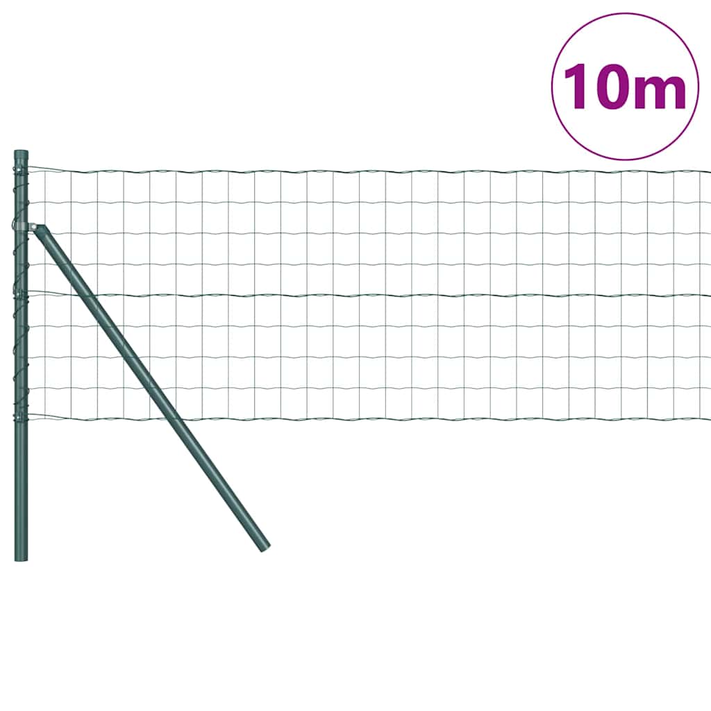 Žogs ar stabiem Zaļš 0.8 x 10 m Tērauds