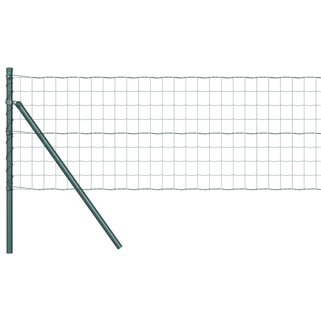 Tvora su stulpais Žalia 0.4 x 50 m Plienas