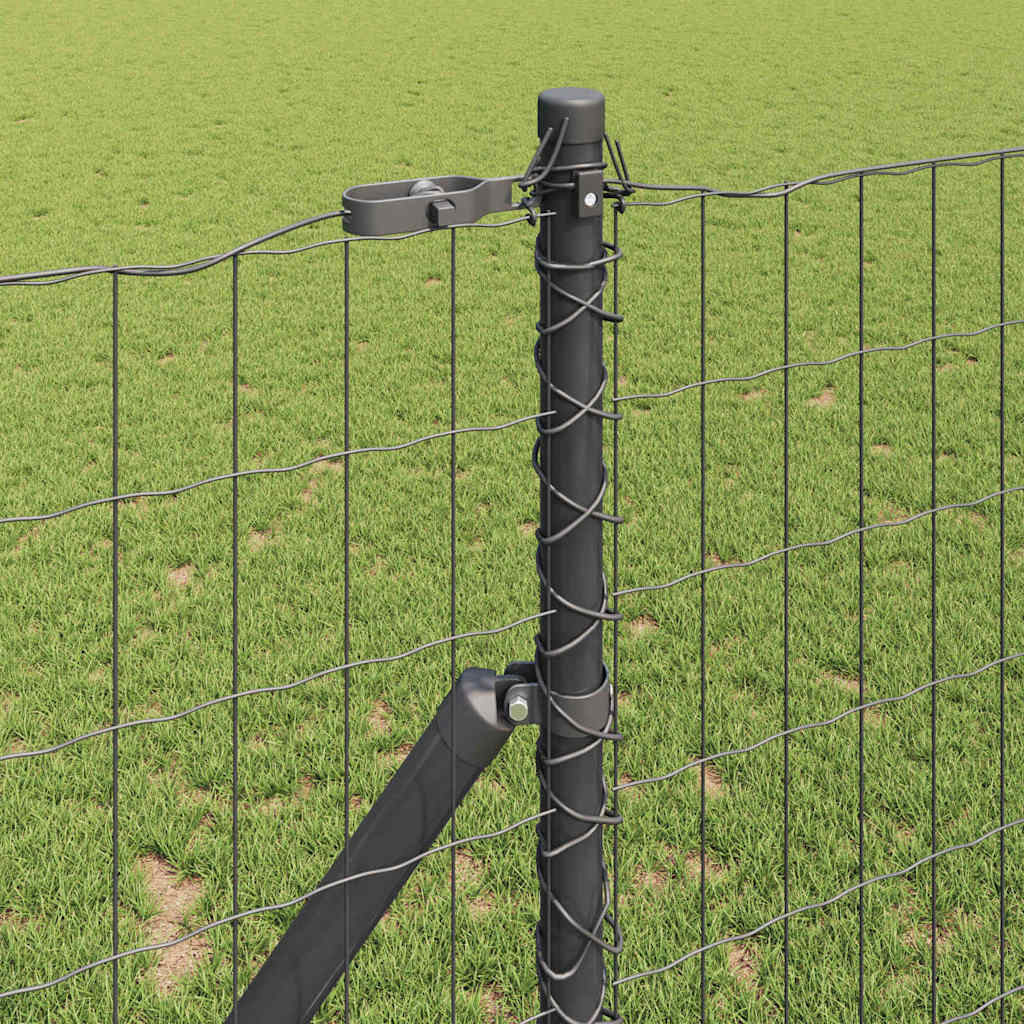 Žogs ar stabiem Pelēks 1,4 x 10 m Tērauds