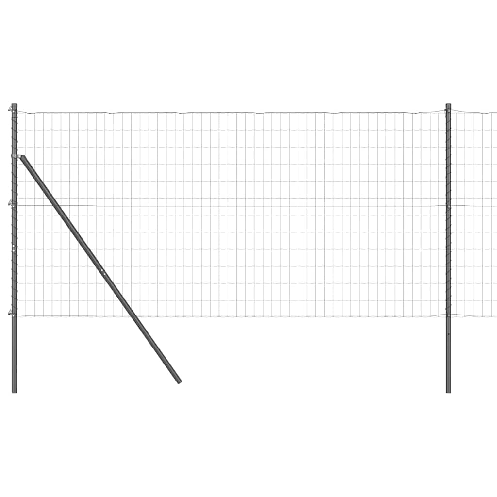 Žogs ar stabiem Pelēks 1,4 x 10 m Tērauds