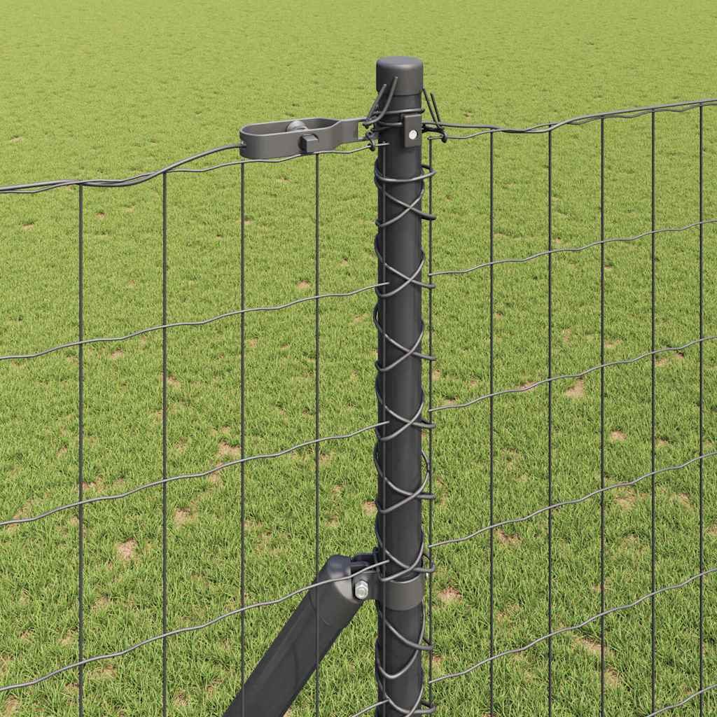 Žogs ar stabiem Pelēks 1.6 x 10 m Tērauds