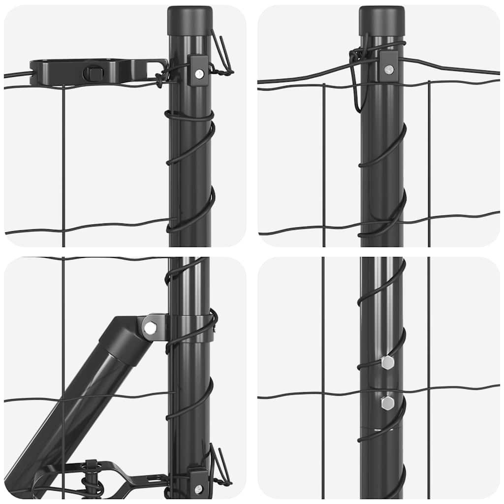 Tvora su stulpais Pilka 1.5 x 10 m Plienas