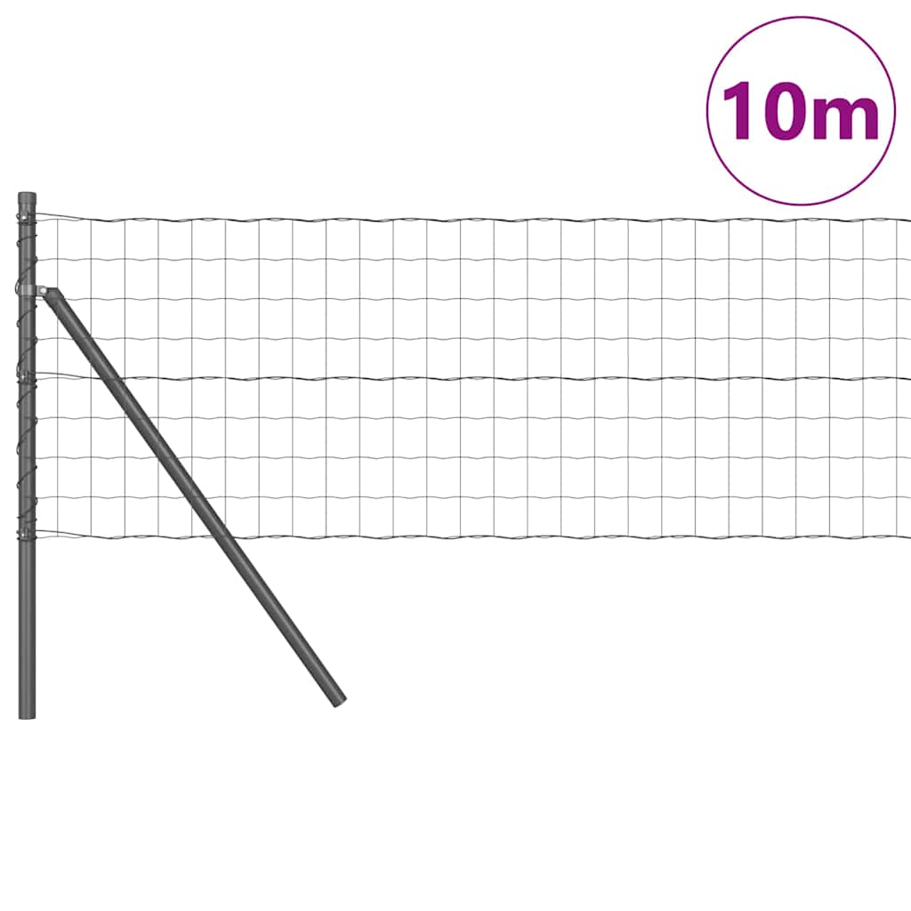 Tvora su stulpais Pilka 0.8 x 10 m Plienas