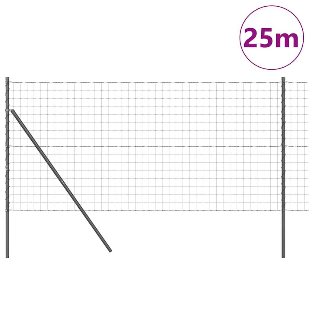 Tvora su stulpais Pilka 1 x 25 m Plienas