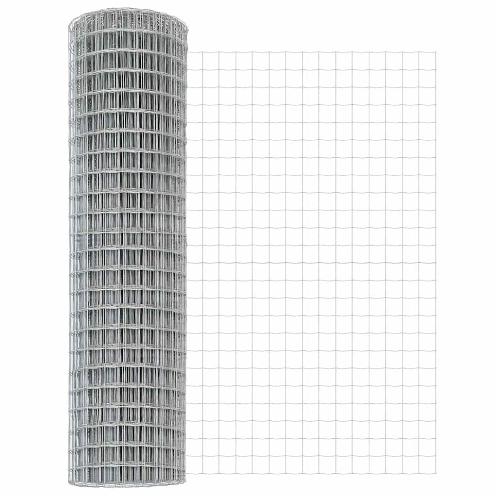 Žogs ar stabiem Sudraba 1,2 x 10 m Tērauds
