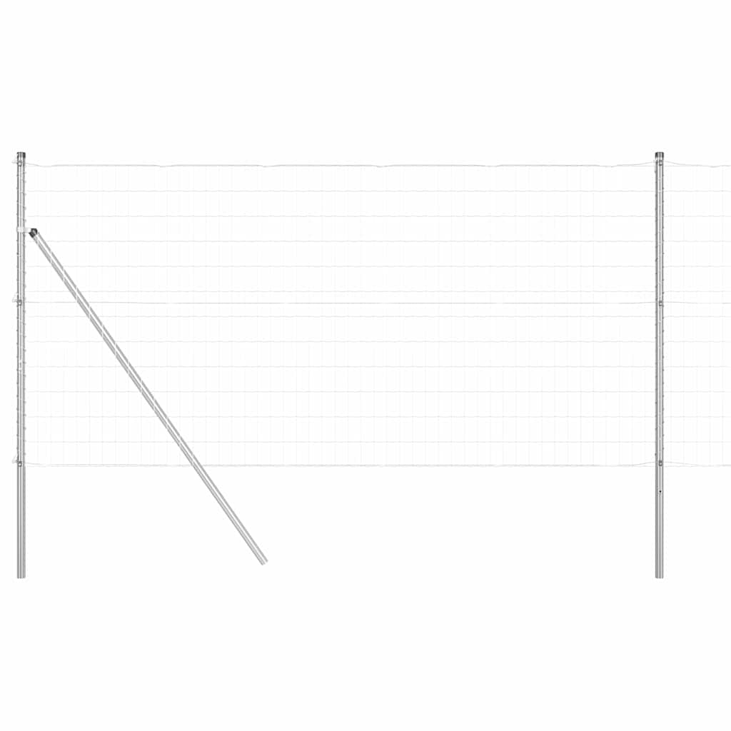 Žogs ar stabiem Sudraba 1,2 x 10 m Tērauds