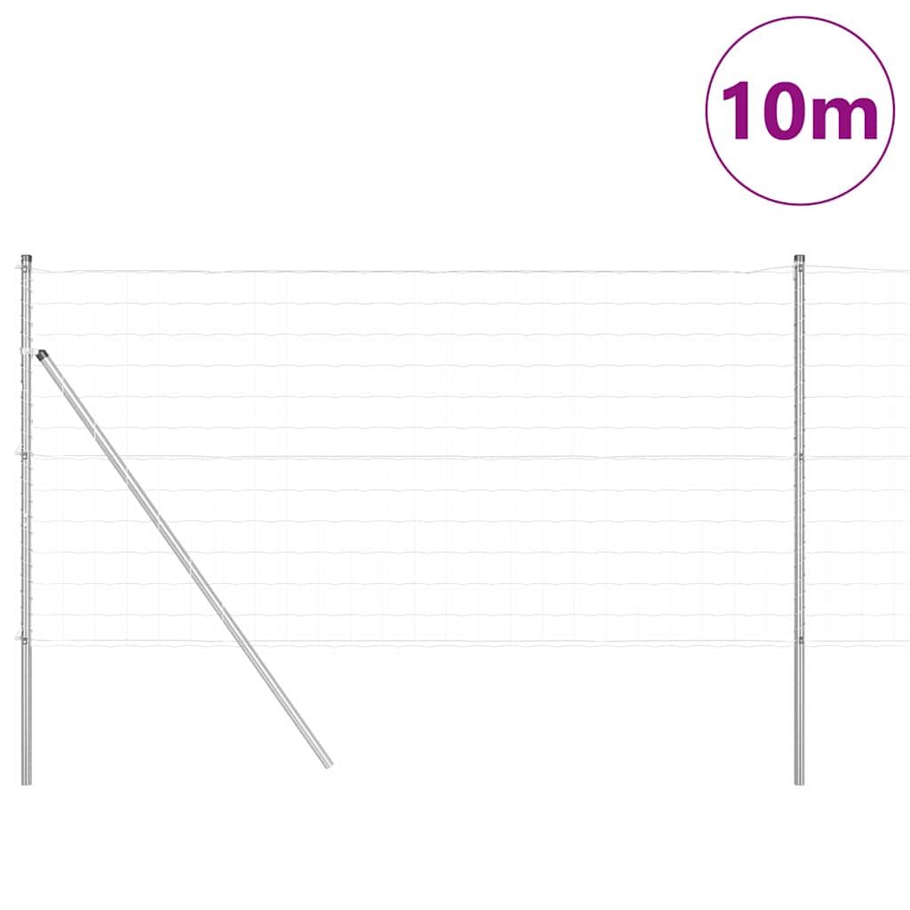 Tvora su stulpais Sidabro 1 x 10 m Plienas