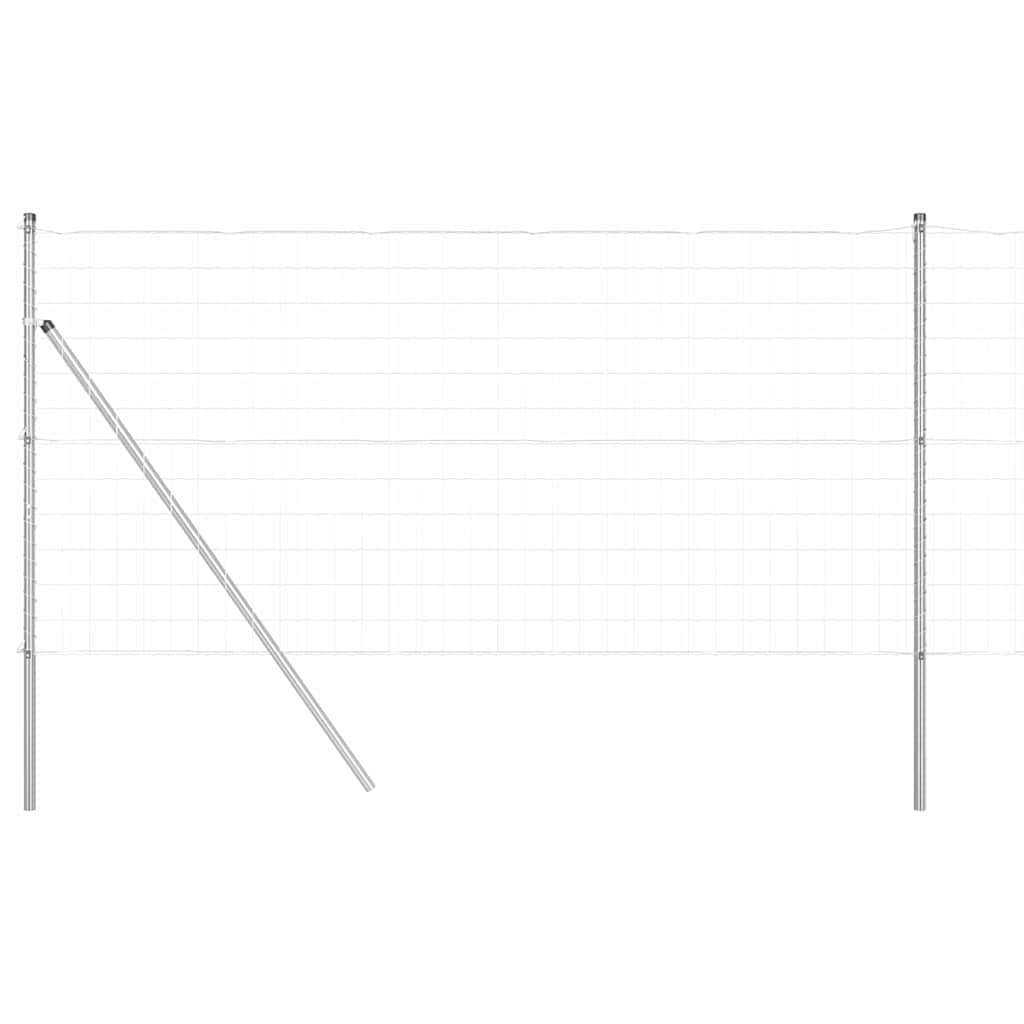 Žoga ar stabiem, sudraba, 1 x 25 m, tērauds