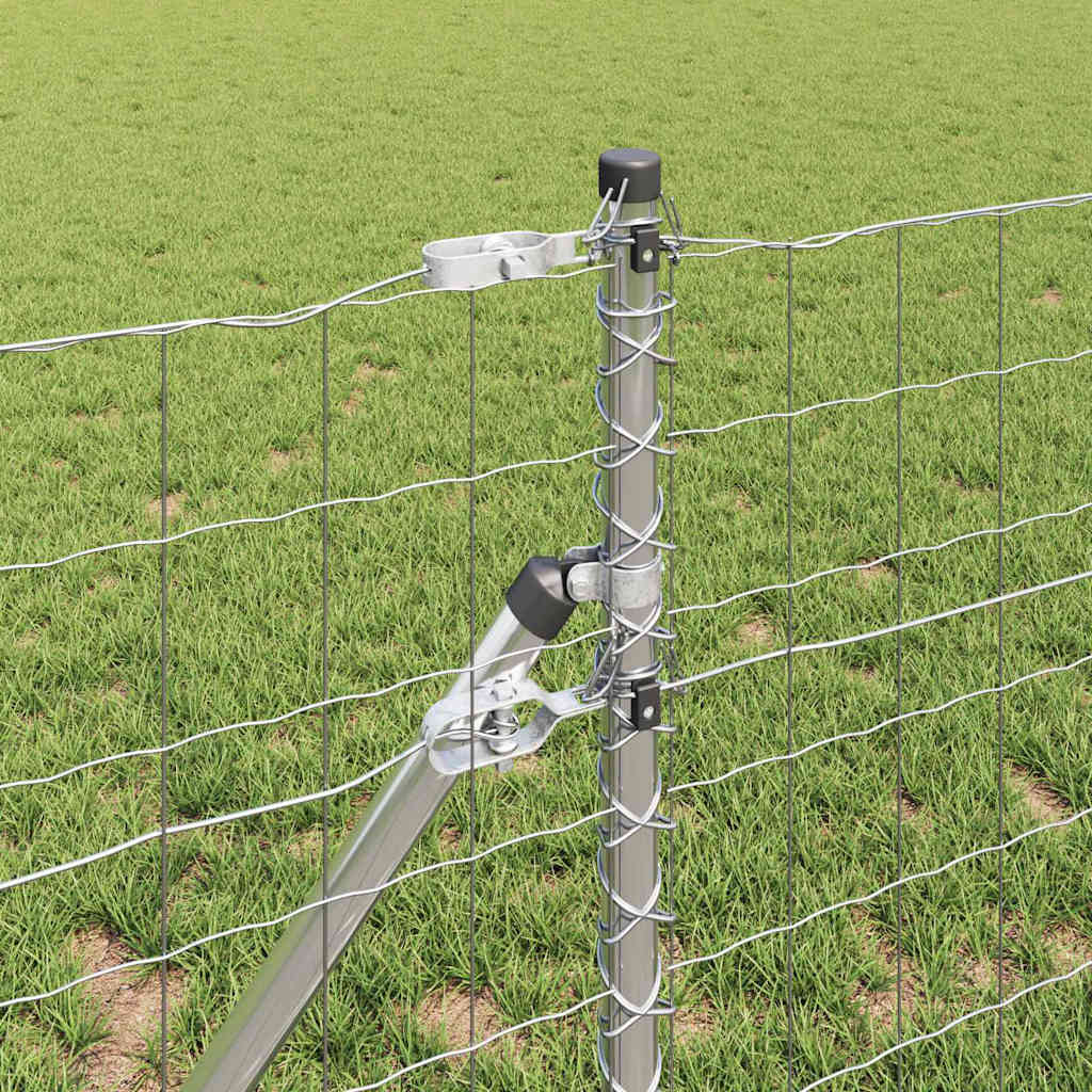 Tvora su stulpais Sidabro 0.6 x 50 m Plienas