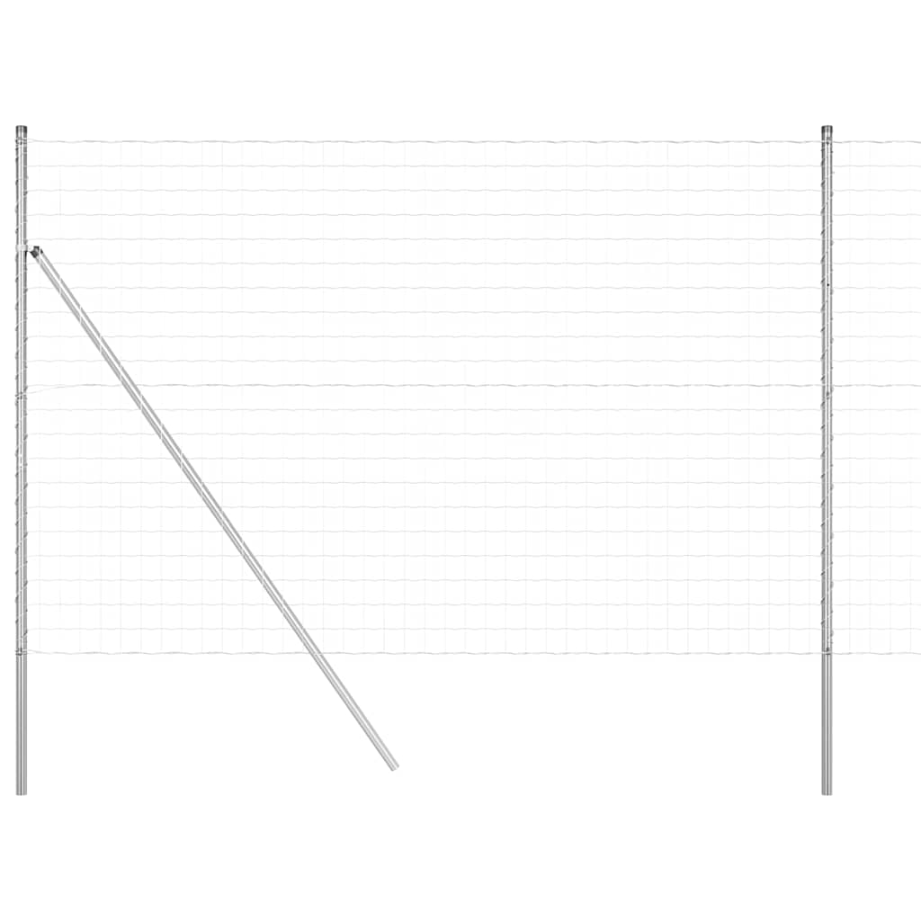 Žogs ar stabiem Sudraba 1.5 x 10 m Tērauds