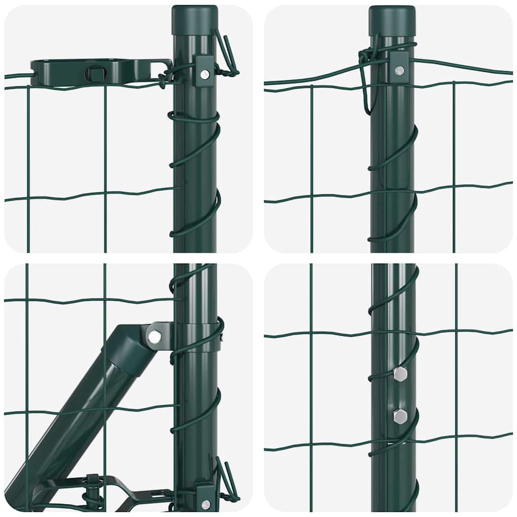 Tvora su stulpais Žalia 1.2 x 10 m Plienas