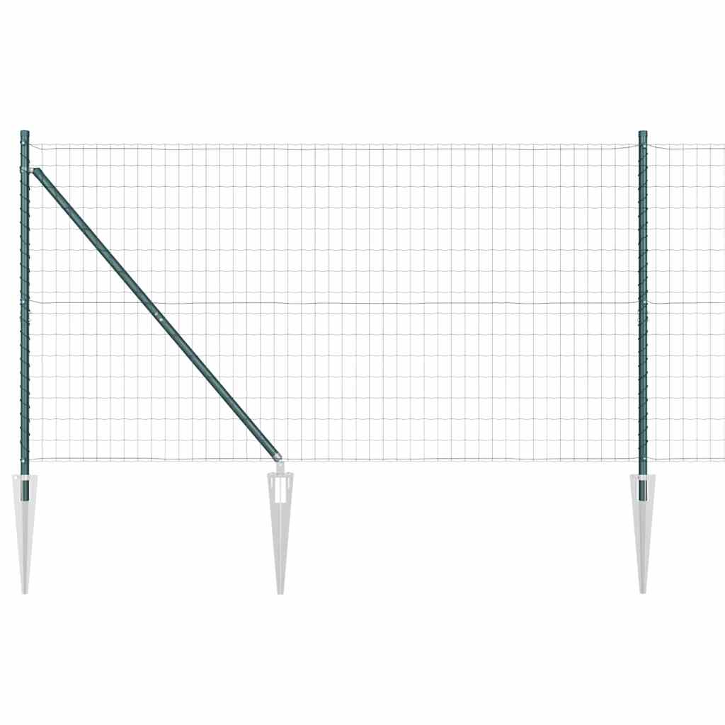 Tvora su stulpais Žalia 1.2 x 10 m Plienas