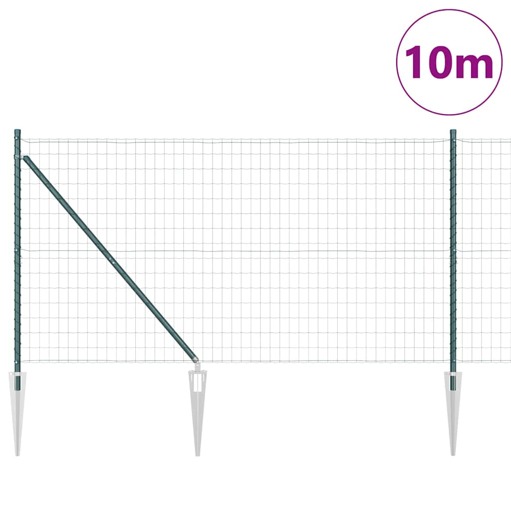 Tvora su stulpais Žalia 1.2 x 10 m Plienas