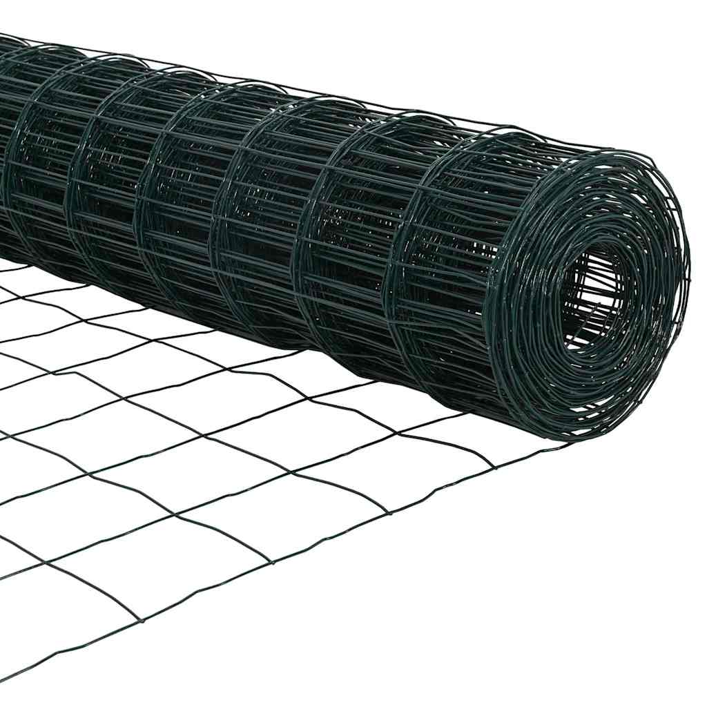 Tvora su stulpais Žalia 0.6 x 10 m Plienas