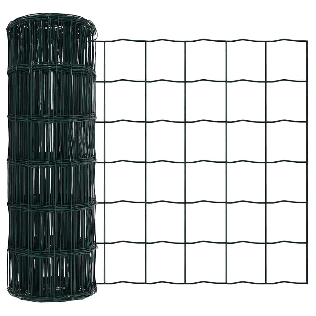 Tvora su stulpais Žalia 0.6 x 10 m Plienas