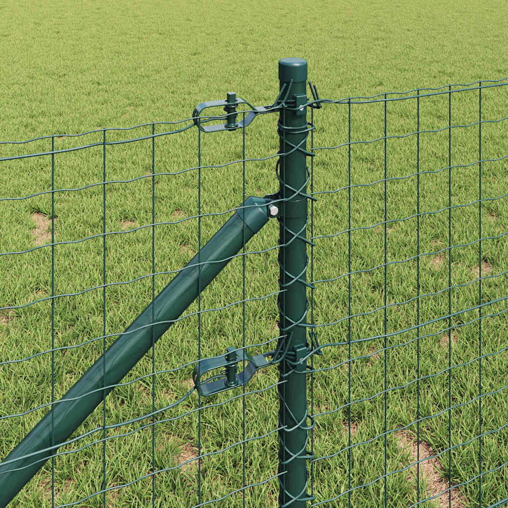 Tvora su stulpais Žalia 0.8 x 25 m Plienas