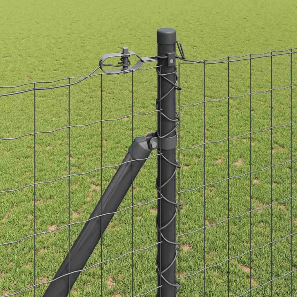 Žogs ar stabiem Pelēks 1.5 x 10 m Tērauds