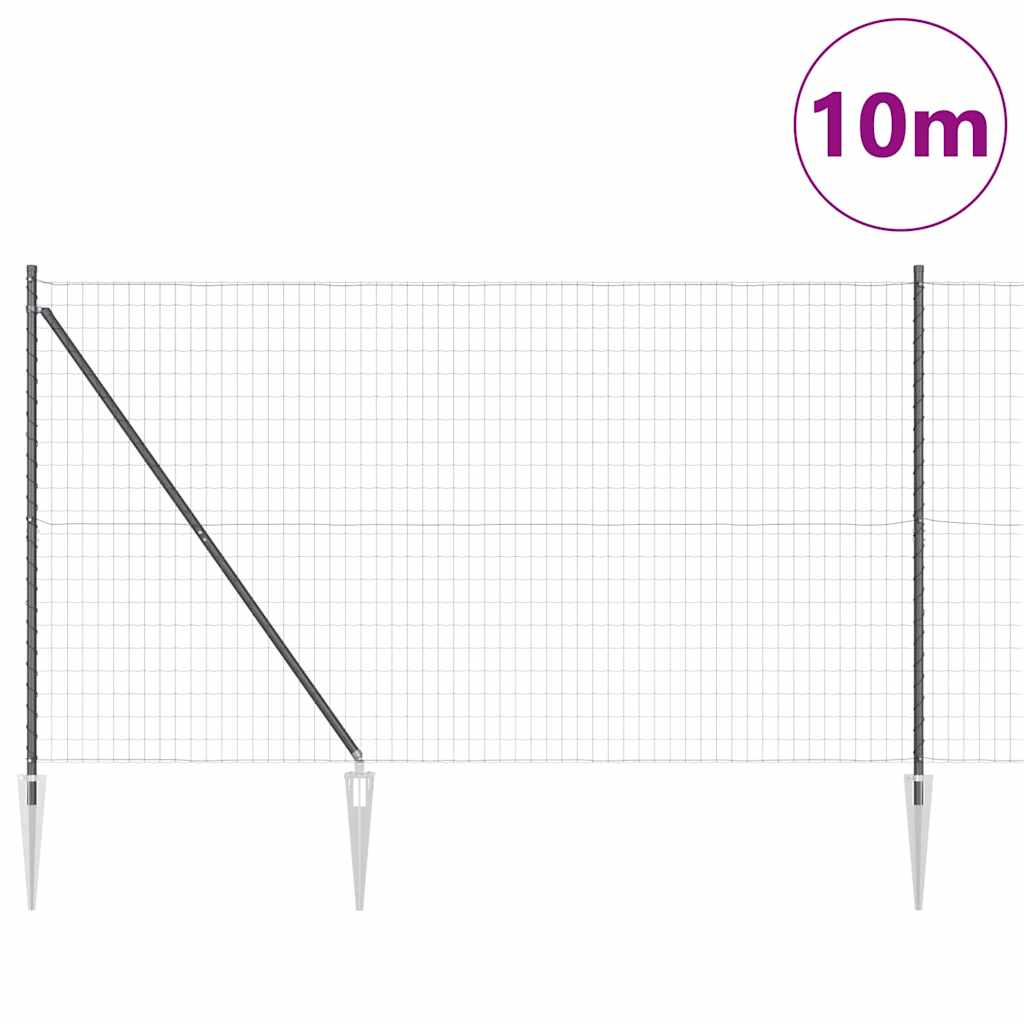 Tvora su stulpais Pilka 1.6 x 10 m Plienas