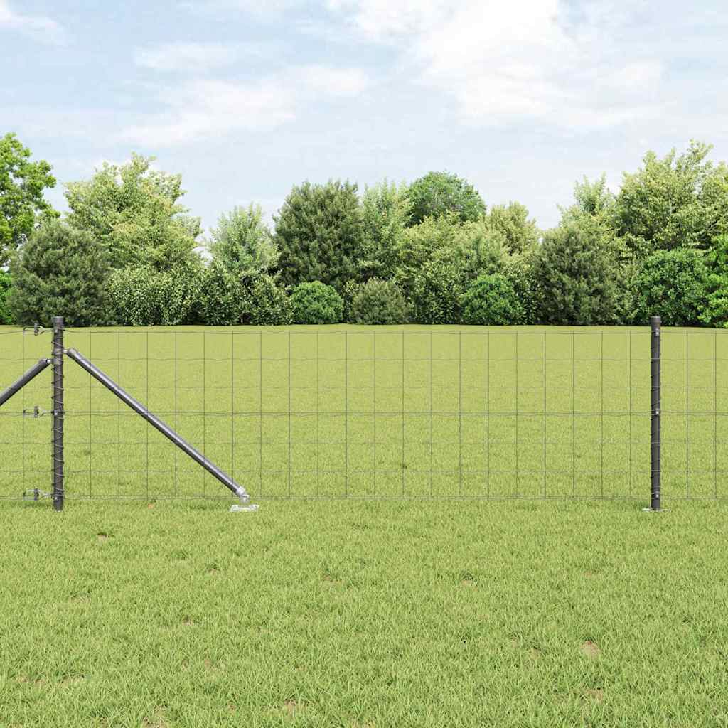 Tvora su stulpais Pilka 0.8 x 10 m Plienas
